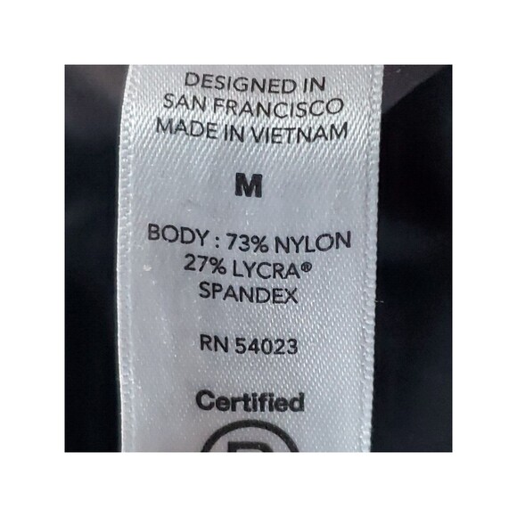 Athleta Women's Stellar Tight Pants Size Med Black Zip Pockets Travel Work - Picture 10 of 11